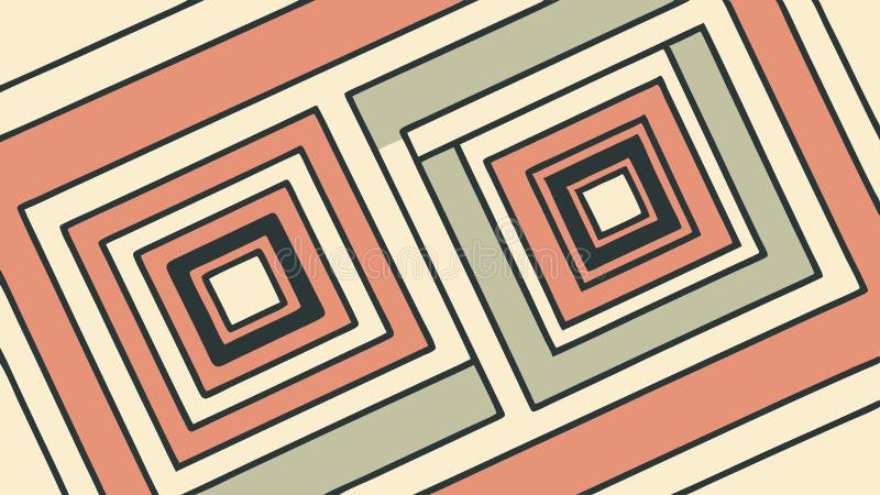 Abstract Geometric Square Pattern, Modern Visual Element, vector design Generative AI. An abstract vector illustration featuring a pattern of concentric geometric squares, creating a sense of depth and contemporary design. This clean, structured, and visually engaging element is perfect for modern backgrounds, architectural themes, digital interfaces, or any project seeking a minimalist and impactful aesthetic, vector design Generative AI
