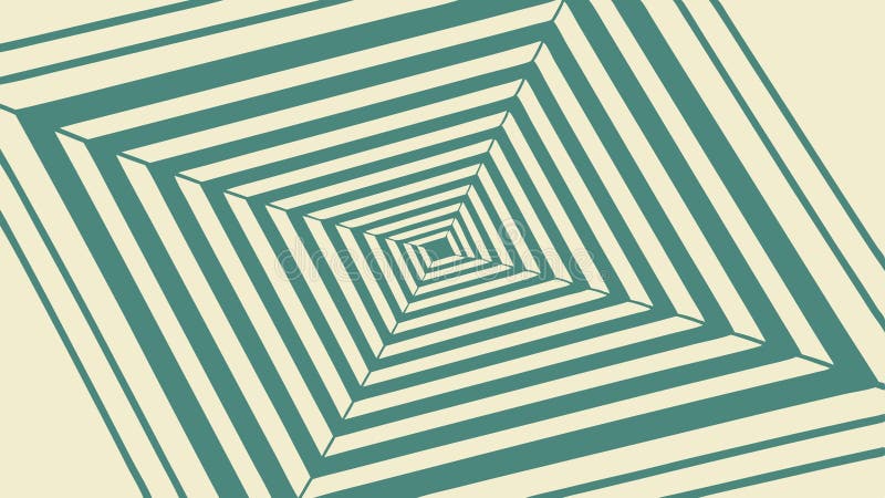 Abstract geometric square spiral pattern design illustration, vector design Generative AI royalty free illustration