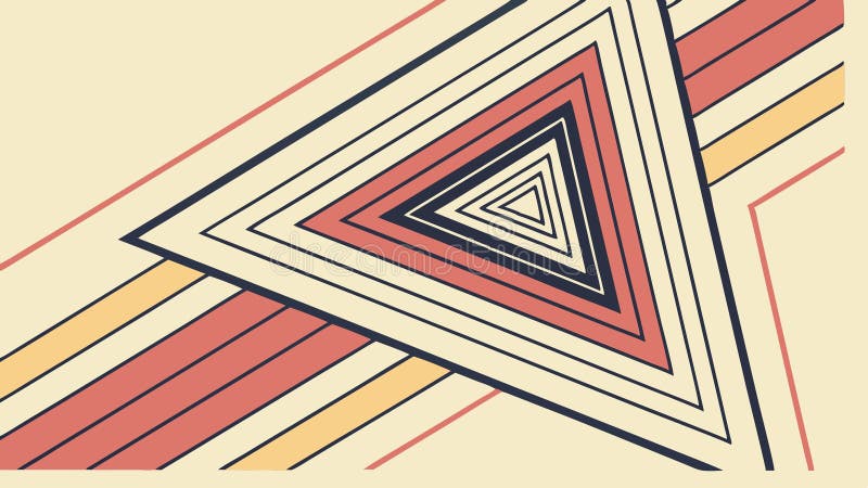 Abstract geometric triangle pattern design element, vector design Generative AI vector illustration