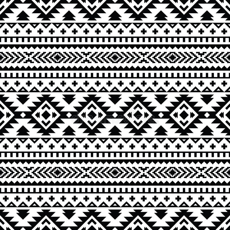 Abstract geometric vector illustration. Ethnic texture motif. Tribal seamless pattern. Digital backdrop. Textile printing pattern. stock illustration