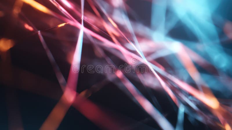 Abstract geometrical background with intersecting lines creating a blurred dynamic backdrop royalty free illustration
