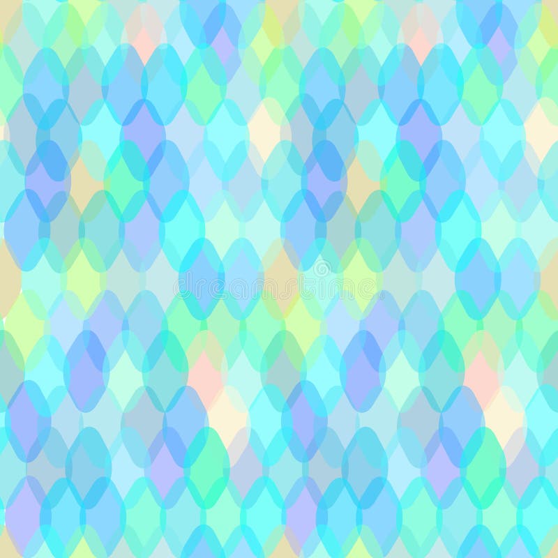 Abstract geometrisch naadloos patroon met ovale ellips en squama decoratieve eigentijdse elementen roze purpere blauwe aqua lilac stock illustratie Abstract geometrisch naadloos patroon met ovale ellips en squama decoratieve eigentijdse elementen roze purpere blauwe aqua lilac stock illustratie