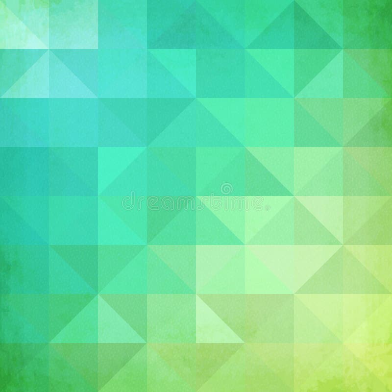 Abstract geometry trianglesgreen pattern vector illustration