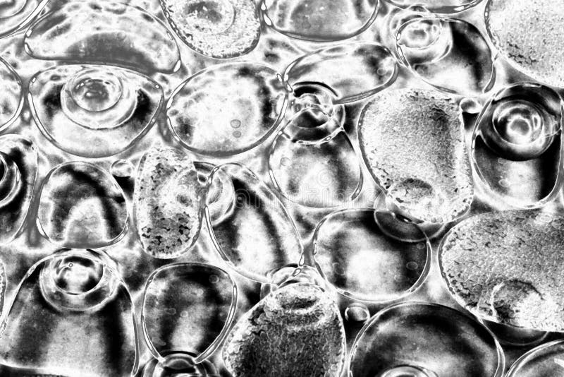 Abstract glass bubble background