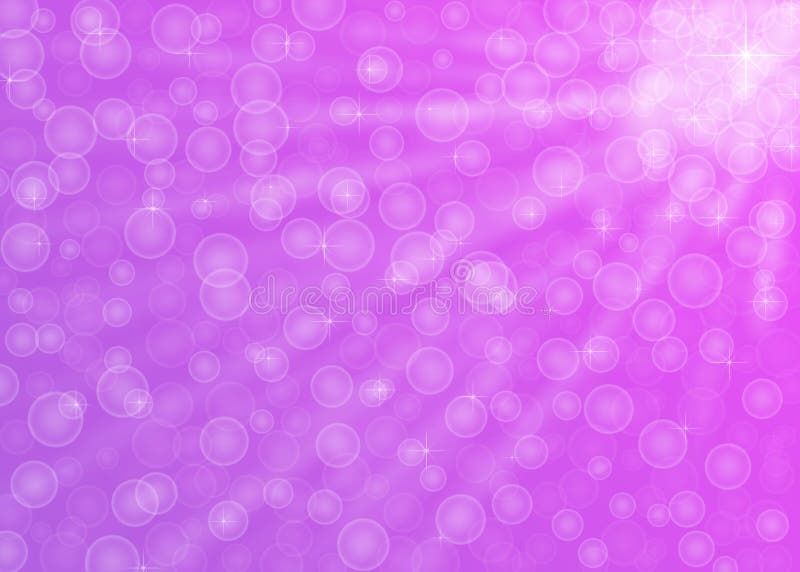 Abstract Glistening Light Rays, Bubbles and Sparkles in Purple and Pink Background stock illustration Abstract Glistening Light Rays, Bubbles and Sparkles in Purple and Pink Background stock illustration