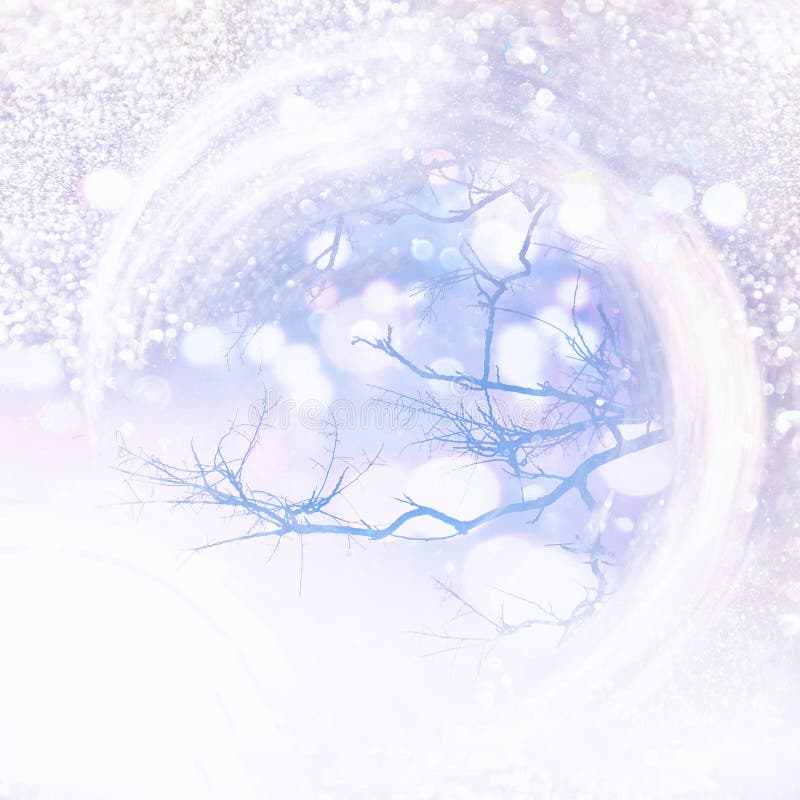 abstract glitter lights with tree bare branches royalty free stock image abstract glitter lights with tree bare branches royalty free stock image