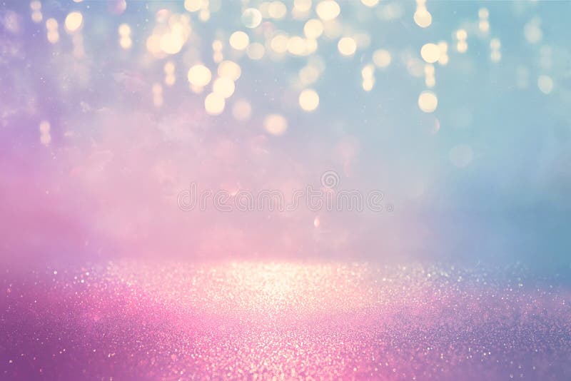 Pink And Blue Glitter Wallpaper