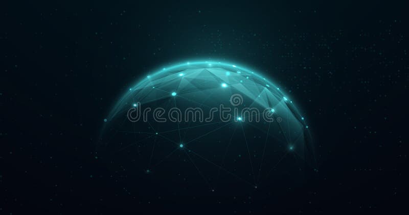 Abstract global network. Futuristic, technology connection background. Global business communication. Vector illustration vector illustration