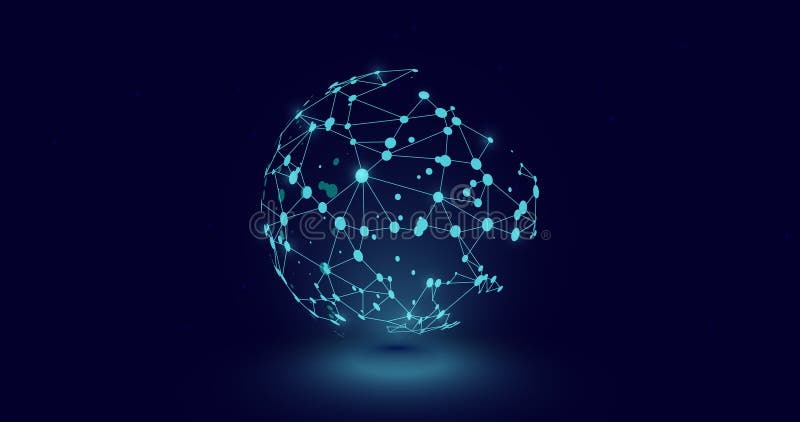 Abstract global network technology connection. Global communication. Internet. Vector illustration vector illustration
