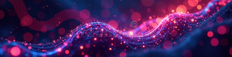 Abstract glober optic Strands switing chaos texture speed cosmc vektor illustrationer