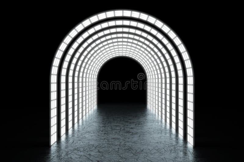 Tunnels and archways can be used as frames in photographs information