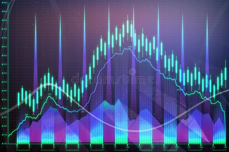 Abstract Forex Chart Wallpaper Stock Photo - Image of internet, interface:  116996798