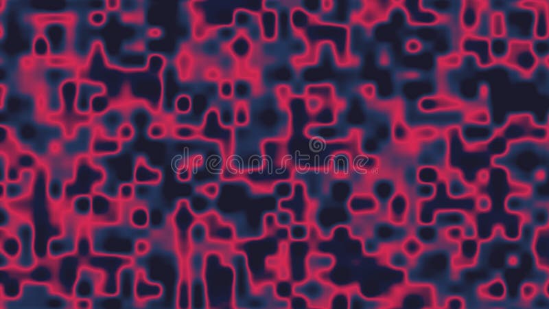Abstract Glowing Grid Texture in Red and Blue Digital Pattern stock photo