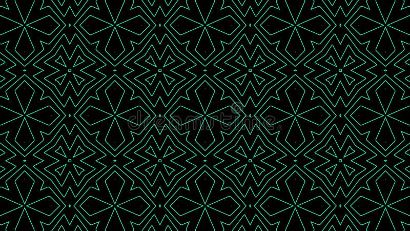 Abstract glowing psychedelic background animation royalty free illustration