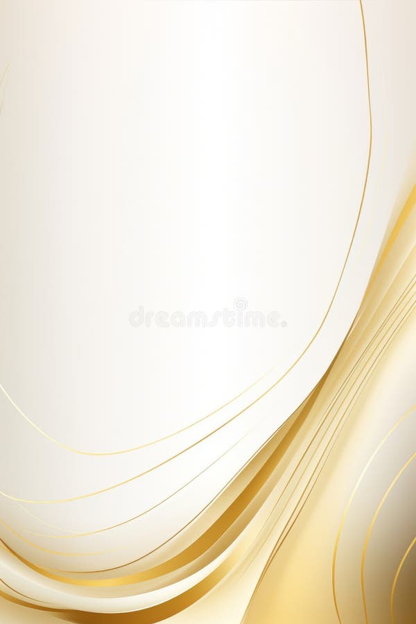 abstract gold background with wavy lines generative ai