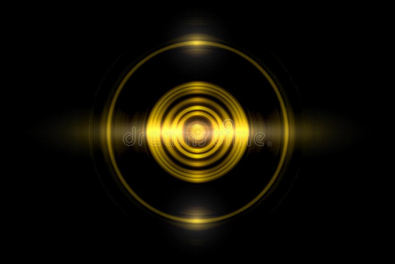 Gold magic glowing ring with smoke. Neon realistic energy flare halo ring.  Abstract light effect. Vector illustration. 36002002 Vector Art at Vecteezy