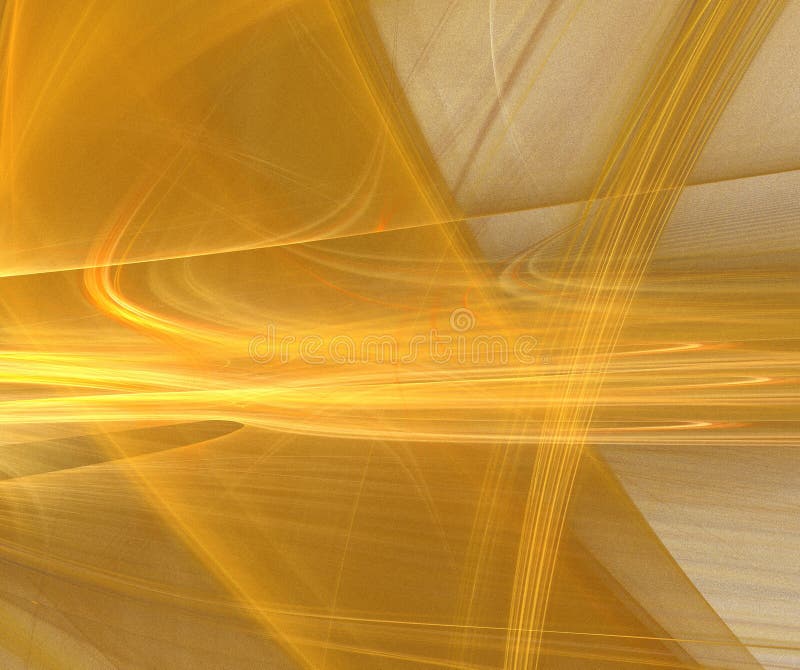 Abstract gold fractal