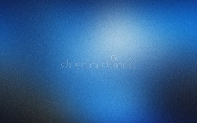 Abstract gradient background with blue grainy effect. Blurred texture with digital noise. 3D rendering stock illustration