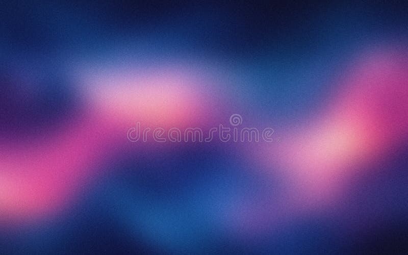 Abstract gradient background with purple blue grainy effect. Blurred texture with digital noise. 3D rendering stock illustration