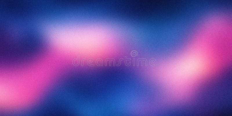 Abstract gradient background with purple blue grainy effect. Blurred texture with digital noise. 3D rendering royalty free illustration