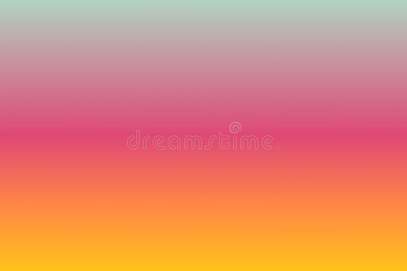 Abstract gradient background Teal Coral and Lemon royalty free illustration