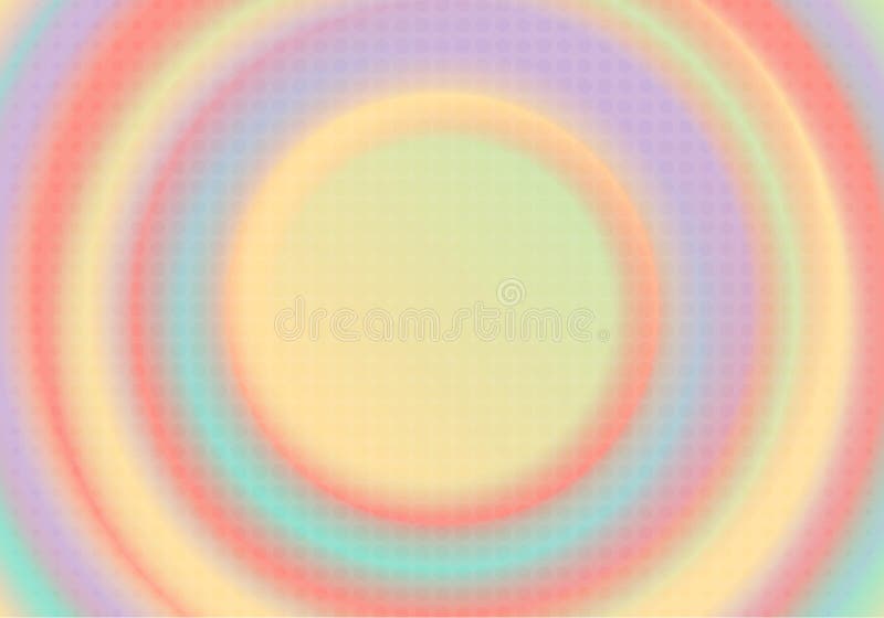 Abstract gradient color design for circle pastel decorative halftone. Well organized object in layer. royalty free illustration