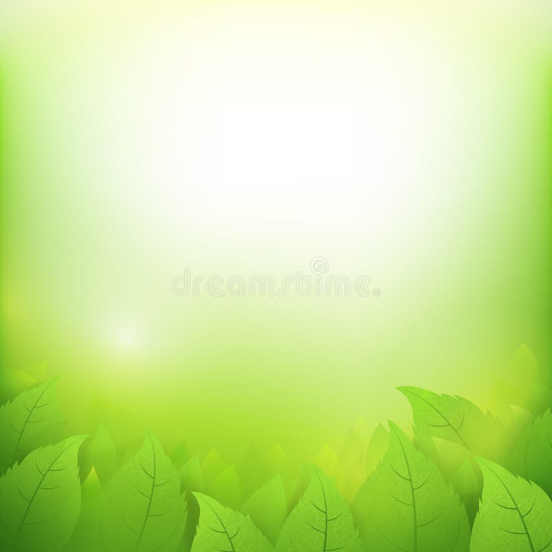 Abstract Gradient Green Background with Transparency Leaf Stock ...