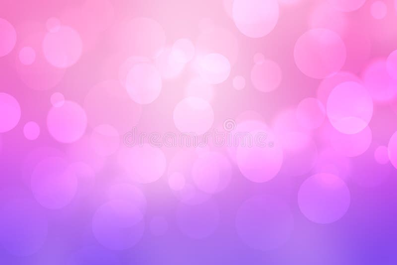 Abstract Gradient Pink Purple Background Texture with Blurred Bokeh Circles  and Lights. Space for Design Stock Illustration - Illustration of colorful,  blur: 150032551