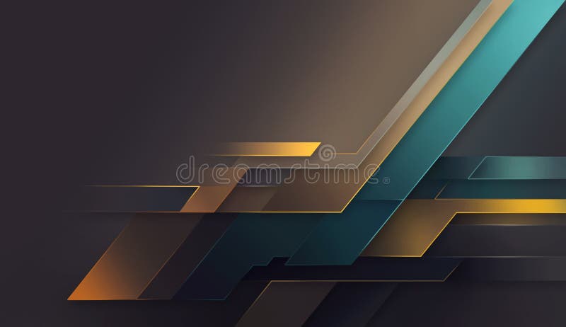 Image abstract gradient shapes with lines on a dark gentle background