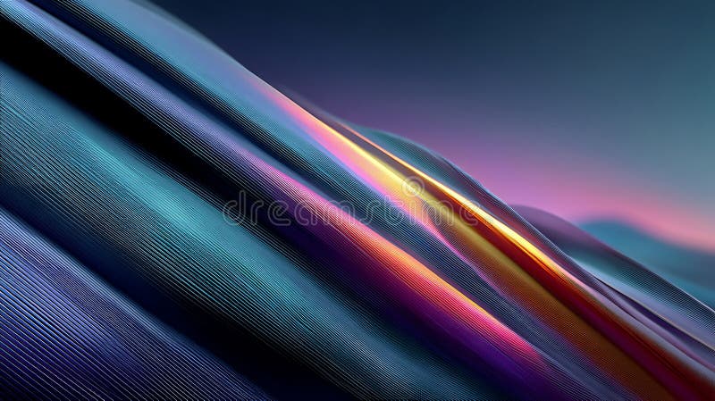 Abstract gradient wave pattern with striped texture and soft pastel colors waving royalty free illustration