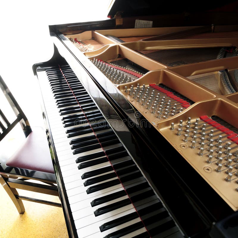 Abstract grand piano royalty free stock photos