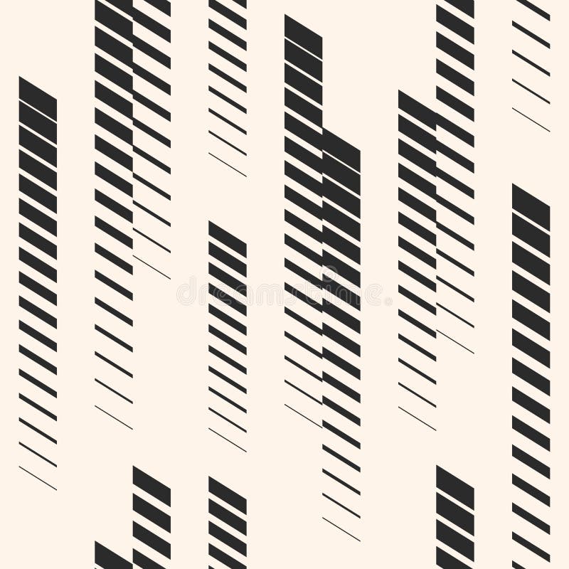 Abstract graphic pattern, vertical lines, tracks, stripes. Urban pattern. Sport pattern. stock illustration
