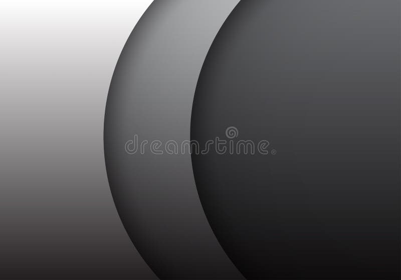 Abstract gray curve overlap design modern background vector vector illustration