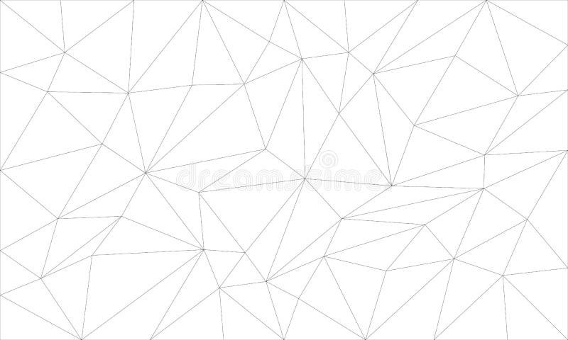 Abstract gray line triangle polygon on white background vector vector illustration