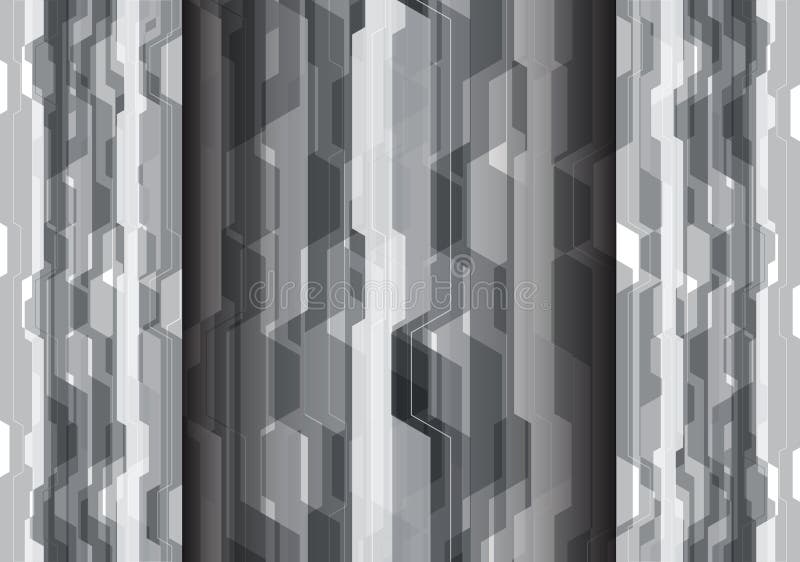 Abstract gray polygon futuristic technology design modern background vector royalty free illustration