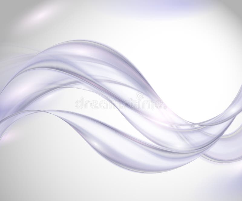 Abstract gray waving background stock illustration