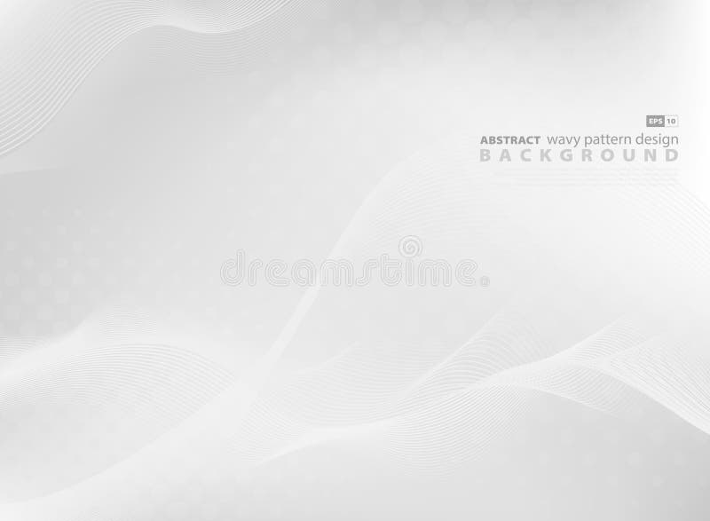 Abstract gray wavy pattern design background of modern tech. illustration vector eps10 vector illustration