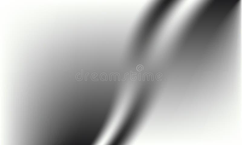 Abstract grayscale background with smooth gradient and dynamic curving forms royalty free illustration