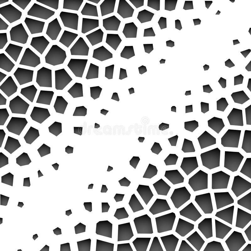Abstract grayscale geometric pattern vector illustration