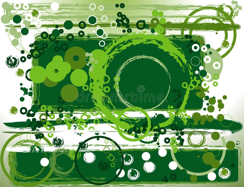 Abstract greeen composition