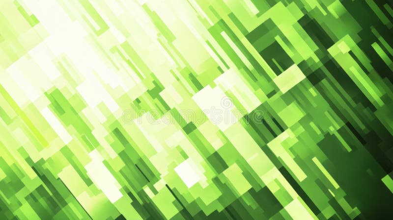 Ilustrare abstractă a fundalului pixelat digital verde stock photo