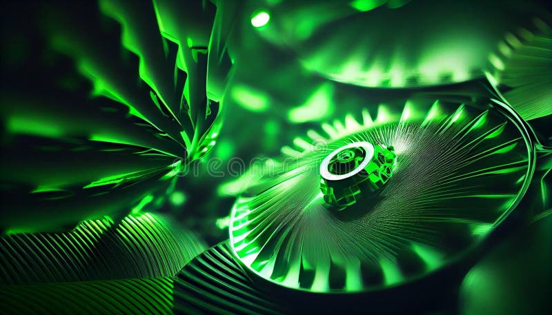 Abstract green energy background wallpaper for presentations and PowerPoint royalty free illustration.