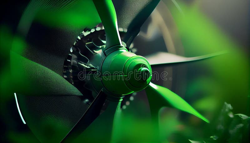 Abstract green energy background wallpaper for presentations and PowerPoint royalty free illustration.