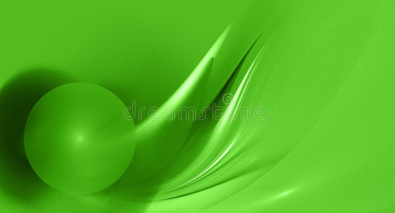 Abstract green fractal image