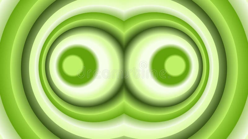 Abstract green glowing graphic designs featuring vibrant colors and hypnotic patterns for modern digital media usage stock illustration