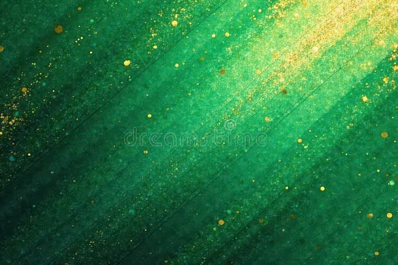 Abstract green gold textured wallpaper asymmetrical color strokes teckningsbakgrund abstrakt vektor illustrationer