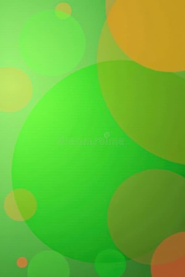Abstract green gradient circles, dynamic overlap, fluid, round vector illustration