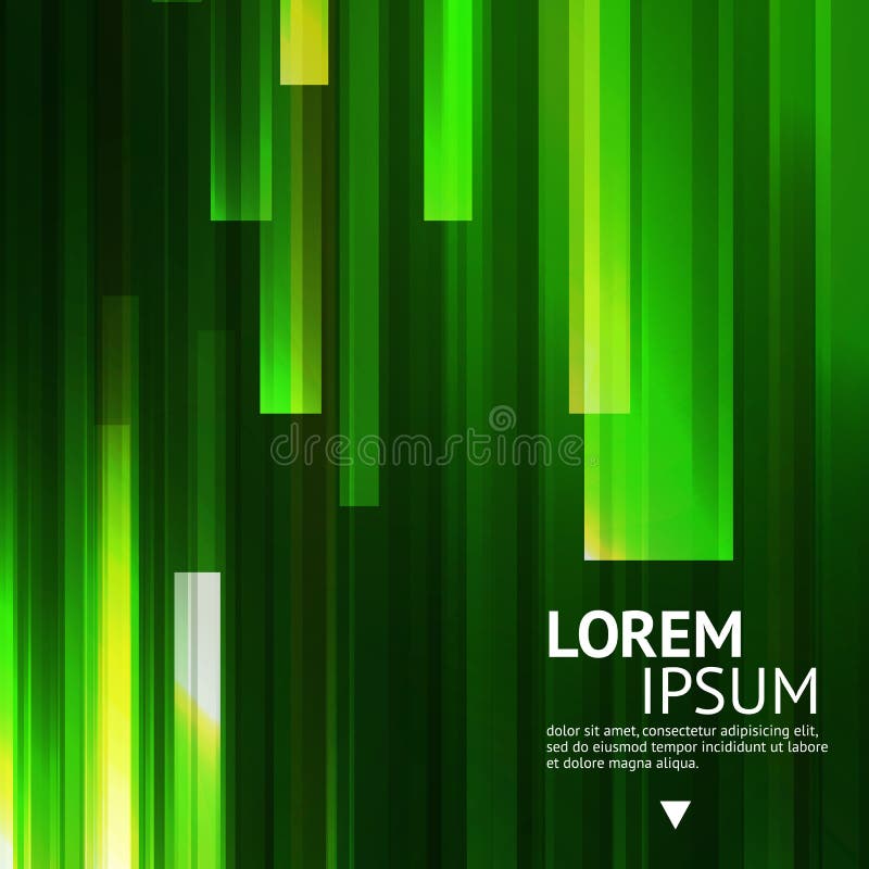 Abstract green grouth effect background. Vector summer illustration.