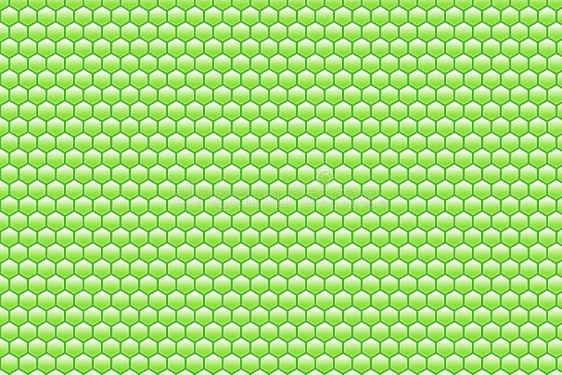 Green honeycomb pattern stock illustration. Illustration of motif -  103753850