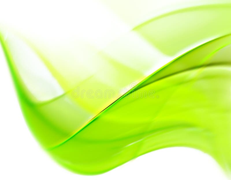 Abstract green line